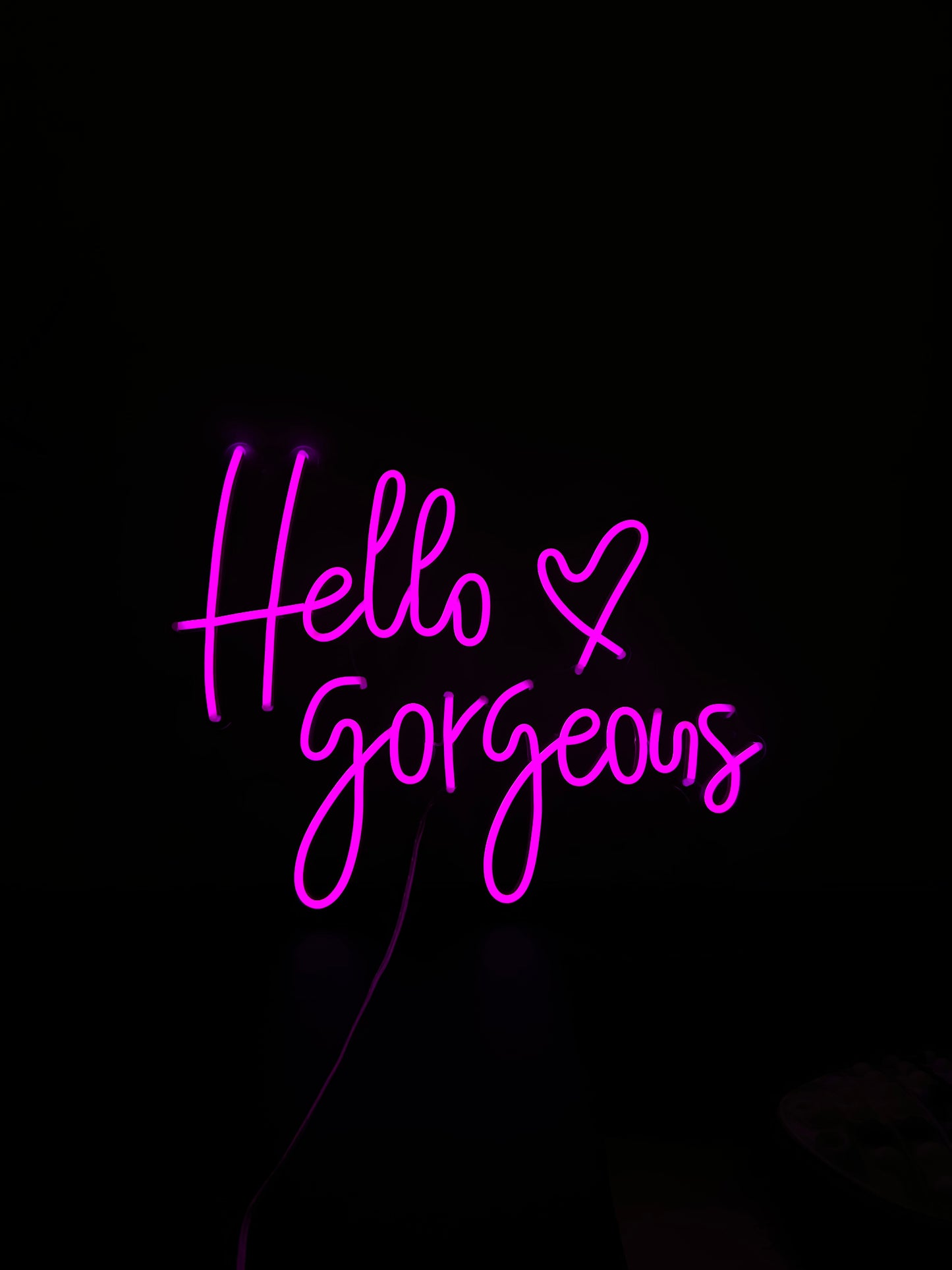 Hello Gorgeous Neon Sign