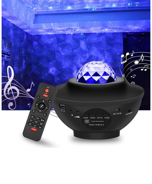 Galaxy projector with Bluetooth speakers