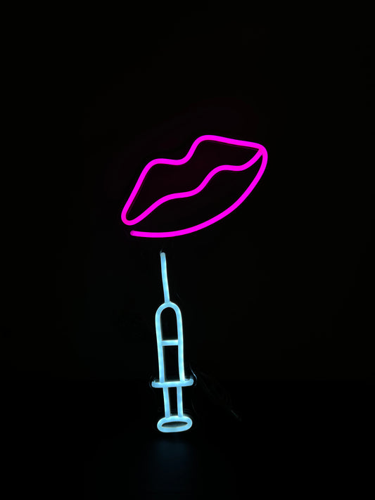 Lip Filler Neon Sign