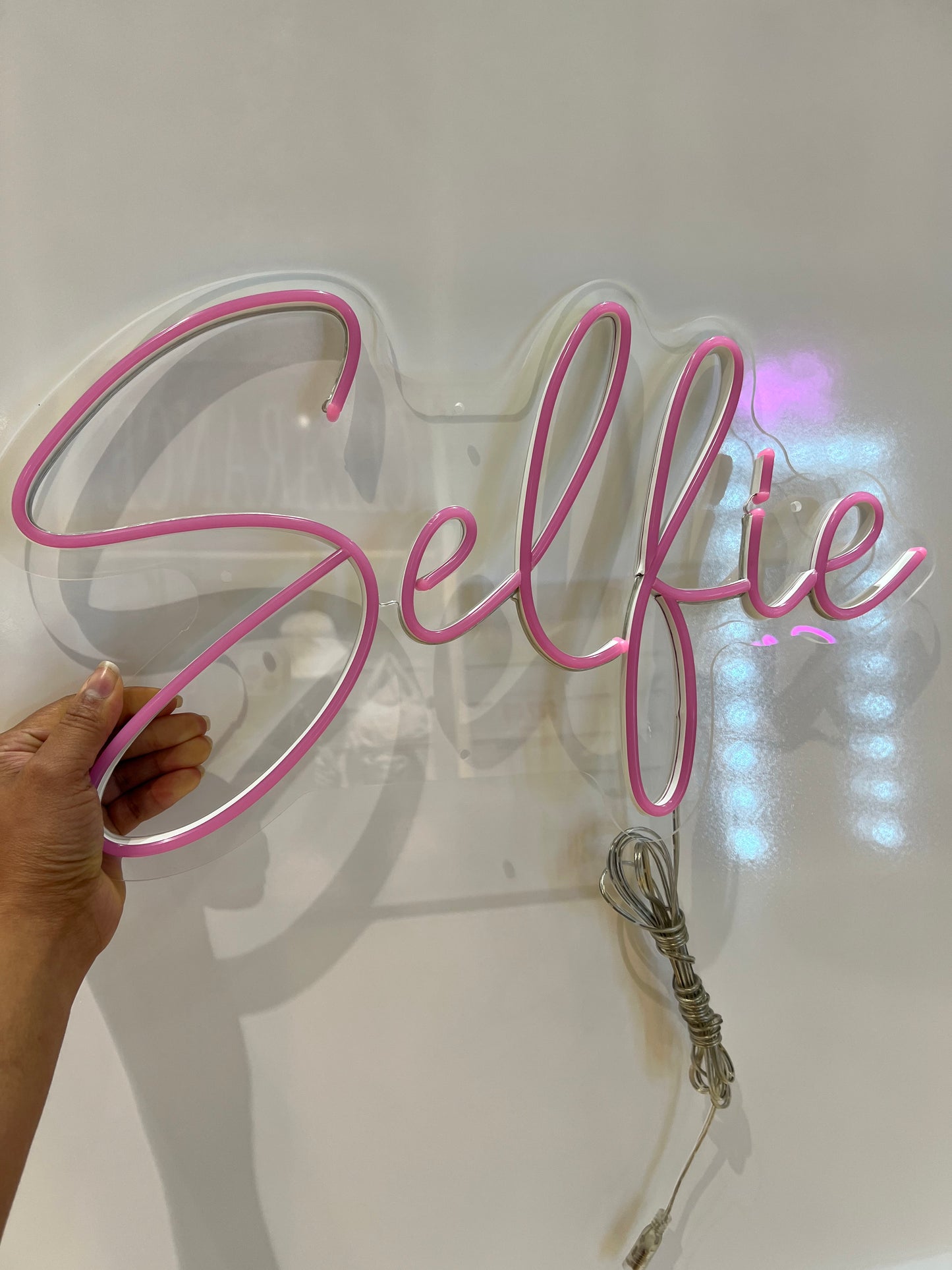 Selfie Neon Sign