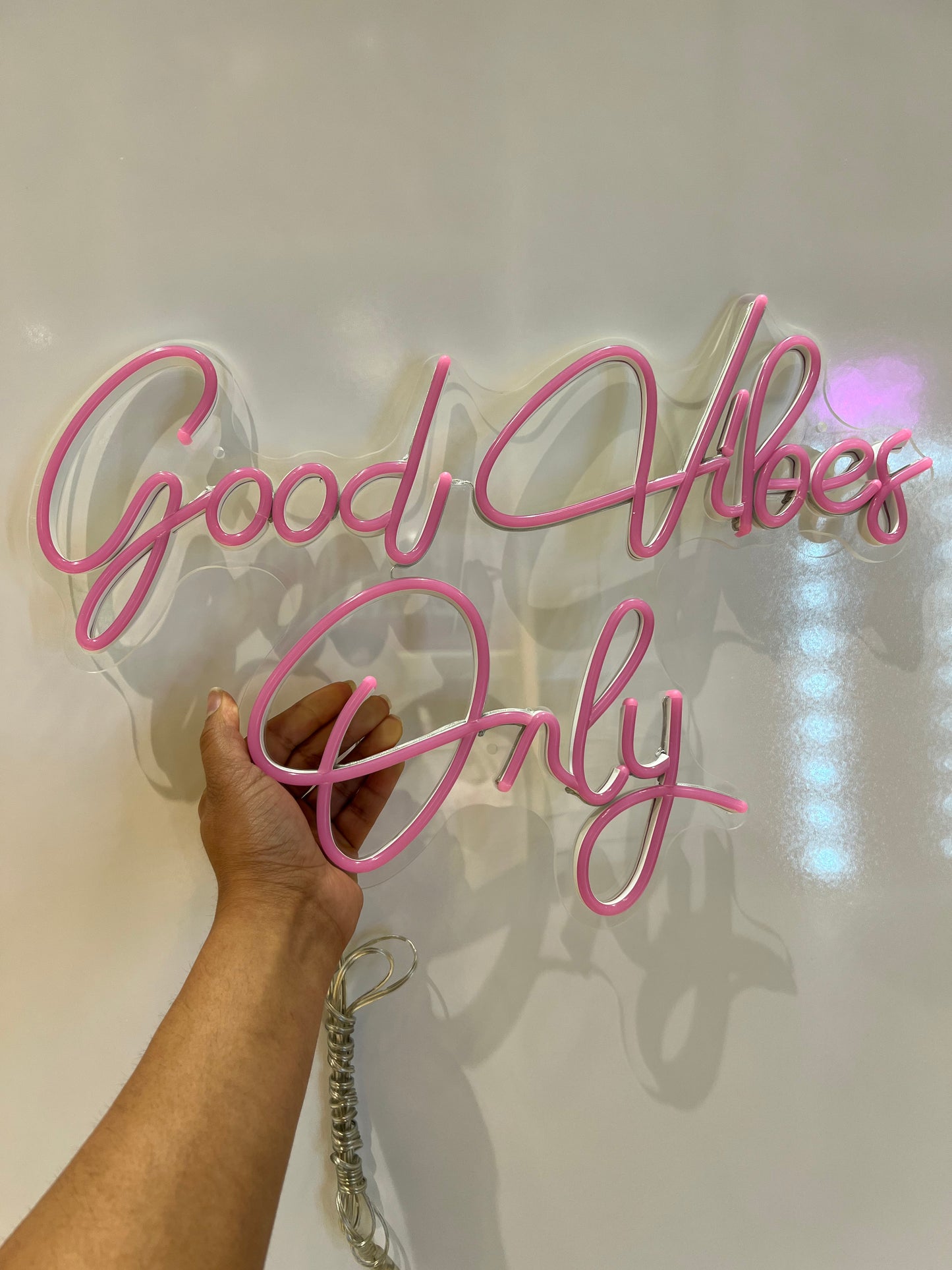 Good Vibes Only Neon Sign